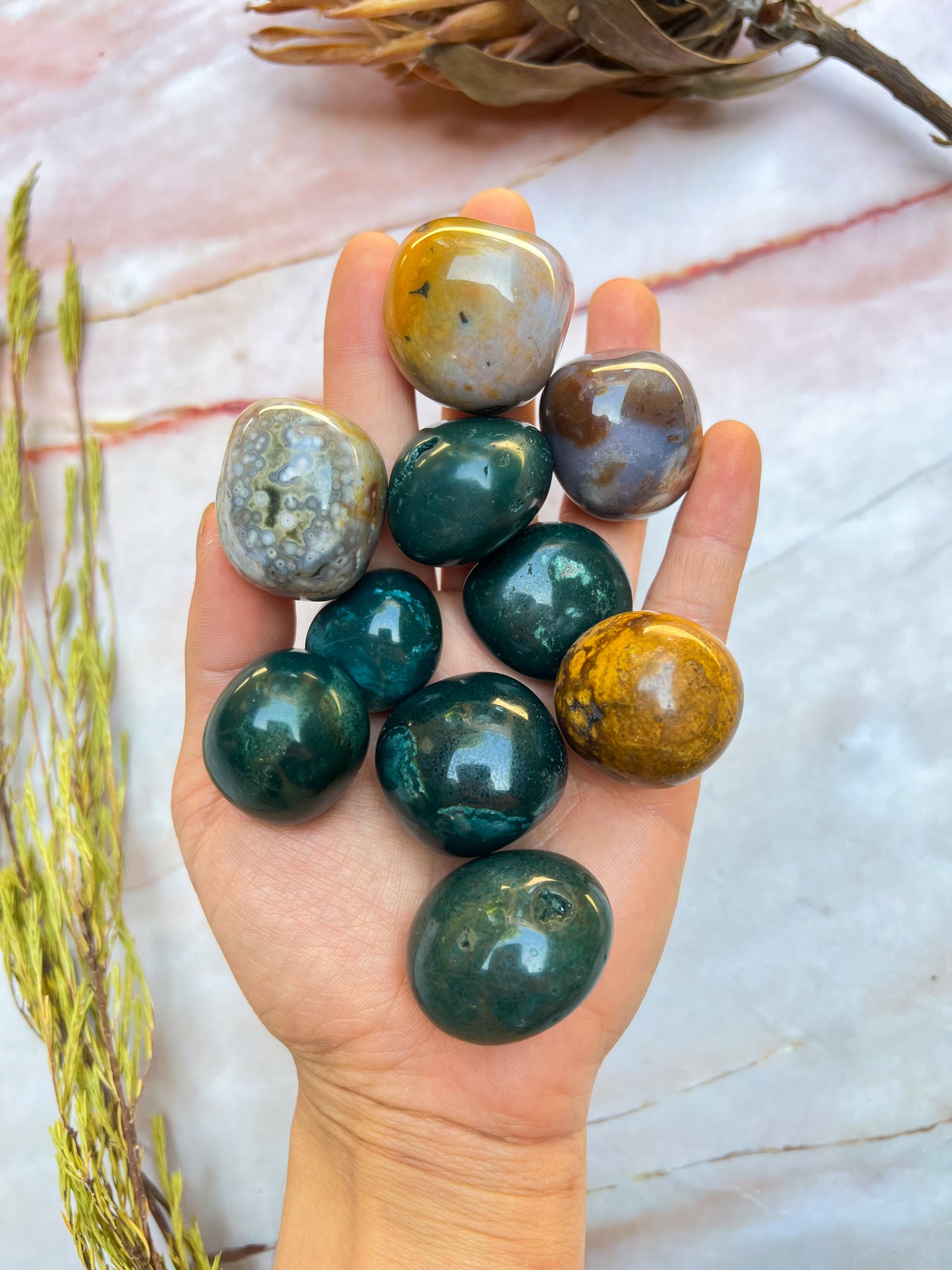 Ocean Jasper Tumbles